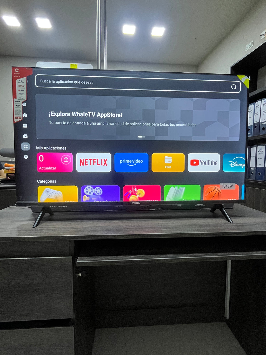 TELEVISOR CORN SMART TV FHD+ 40”